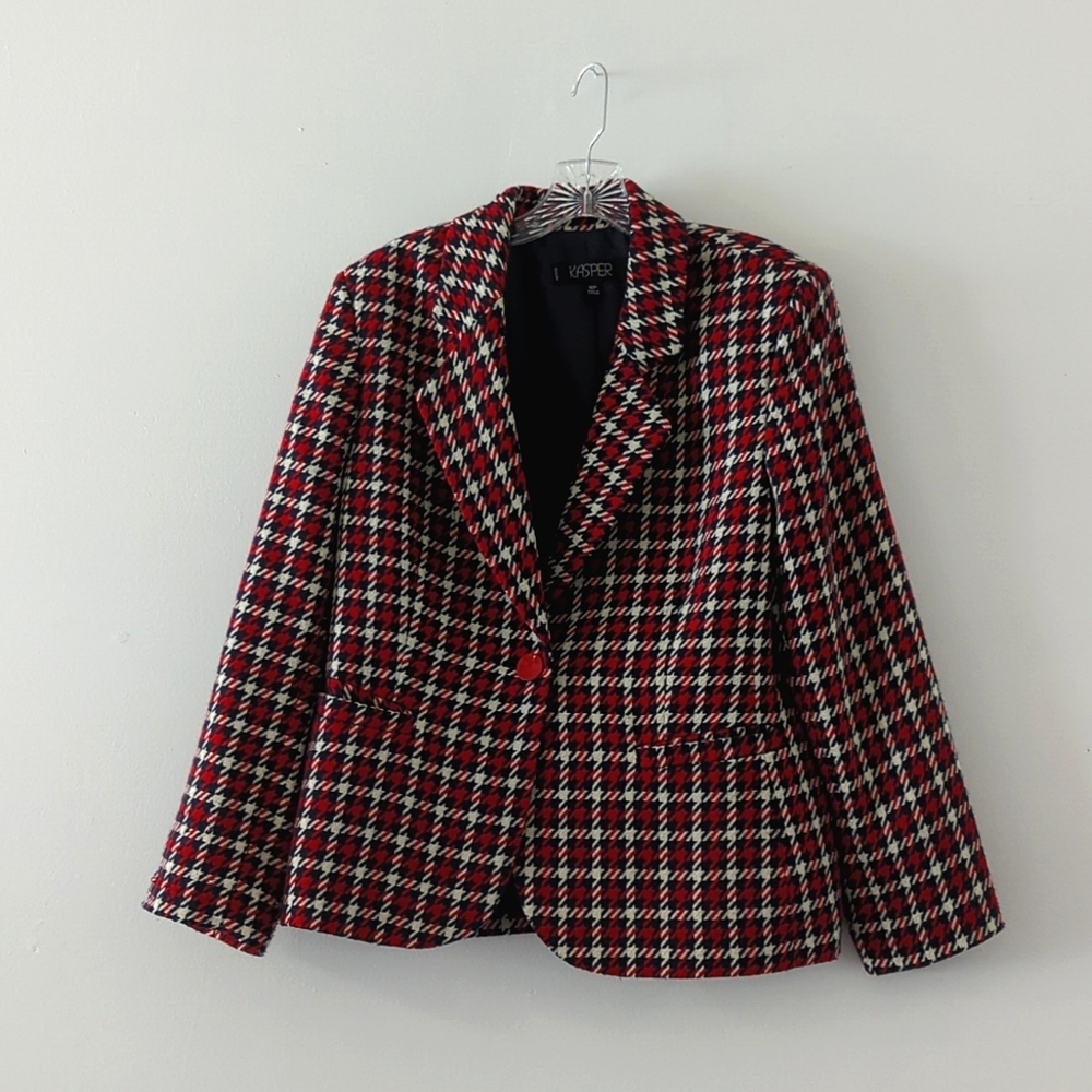 Houndstooth Vintage Blazer - 16P